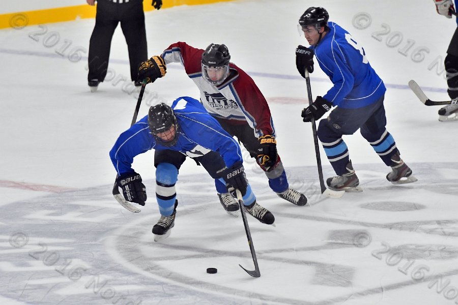 Wheaton College Men\'s Ice Hockey vs Middlesex Community College. - Photo By: KEITH NORDSTROM